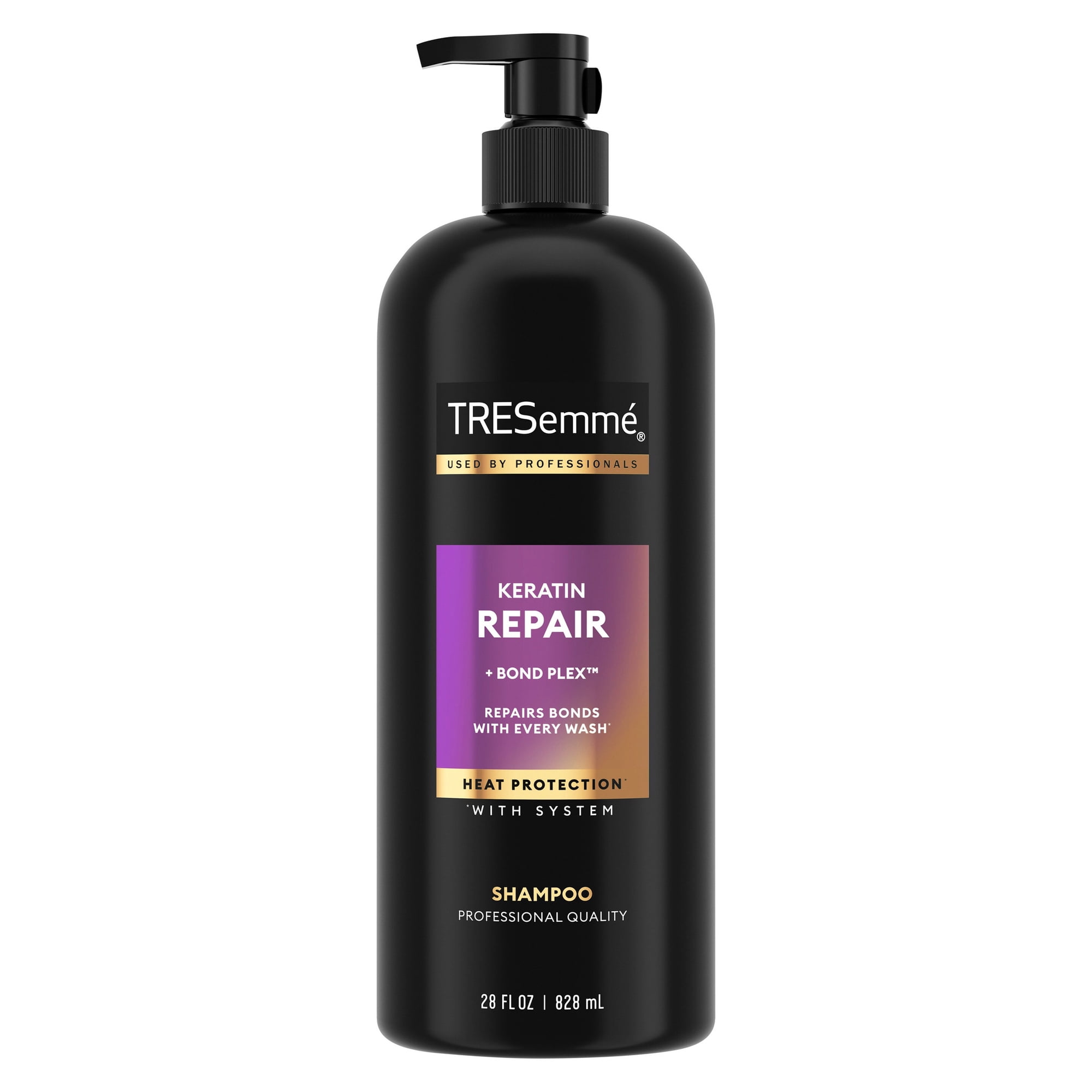 TRESemmé Shampoo for Damaged Hair Keratin Repair Formulated with Bond Plex Technology, 28 Fl Oz