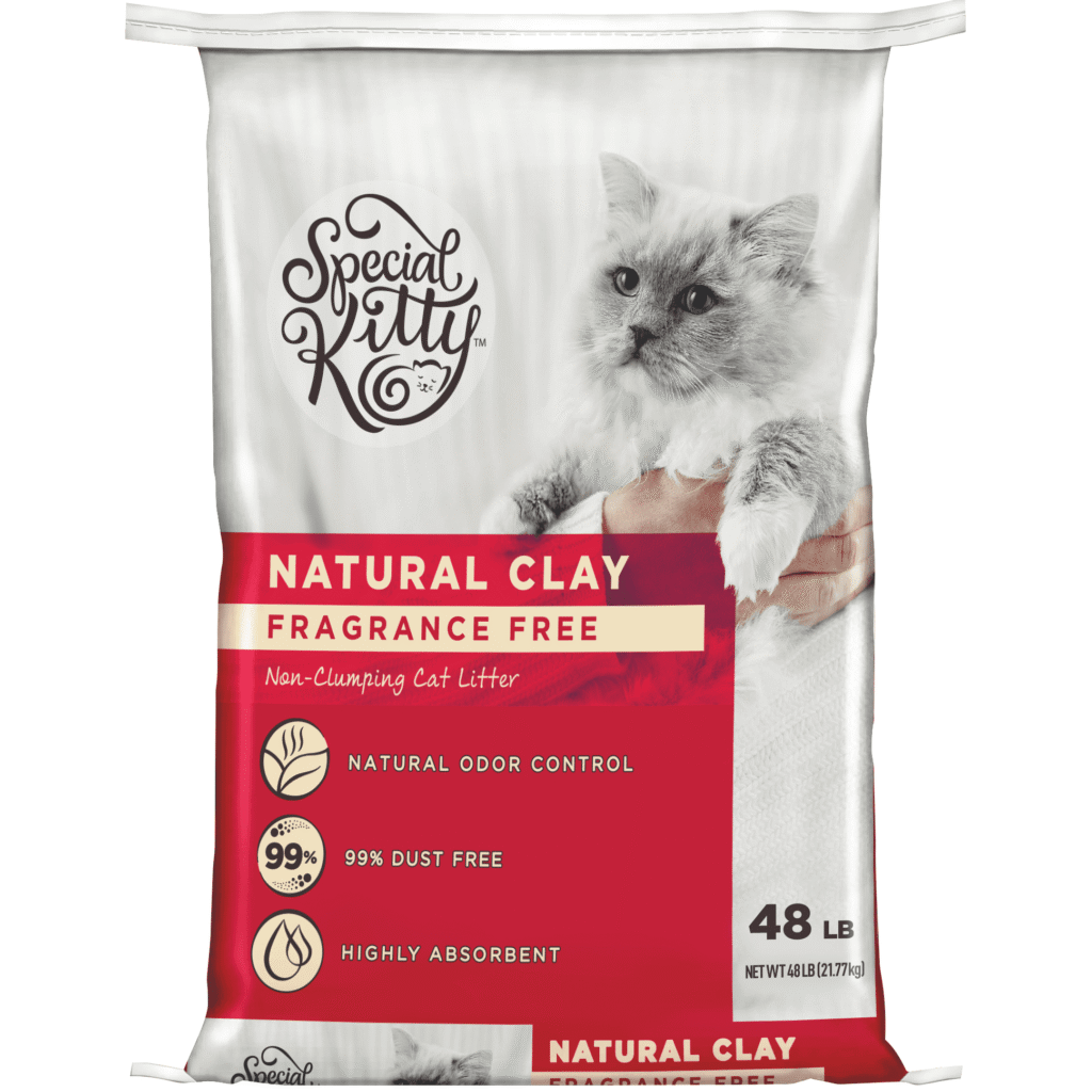 Special Kitty Non-Clumping Clay Cat Litter, Unscented, 48 lb Bag, 1 Count