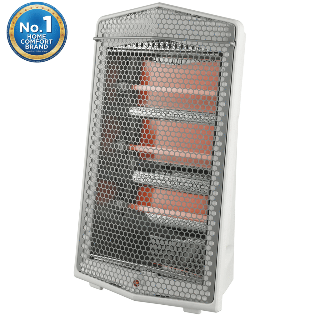 Midea 1500W Quartz Electric Indoor Space Heater, White
