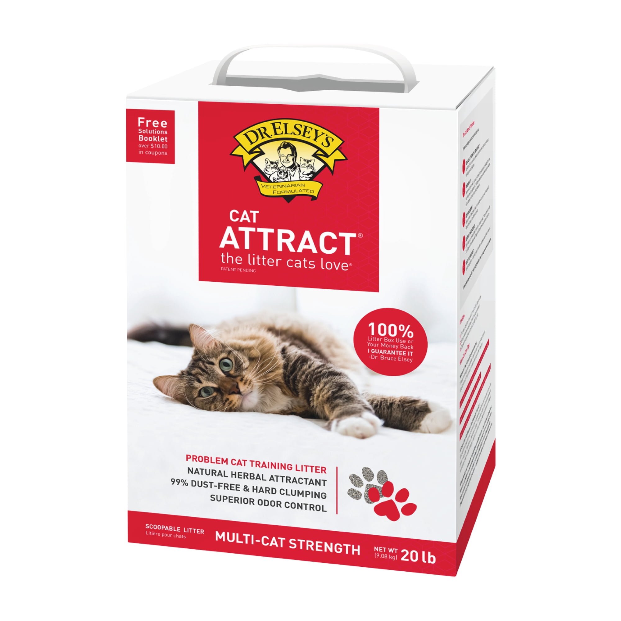 Dr. Elsey's Cat Attract Clumping Clay Cat Litter 20 lb. Box