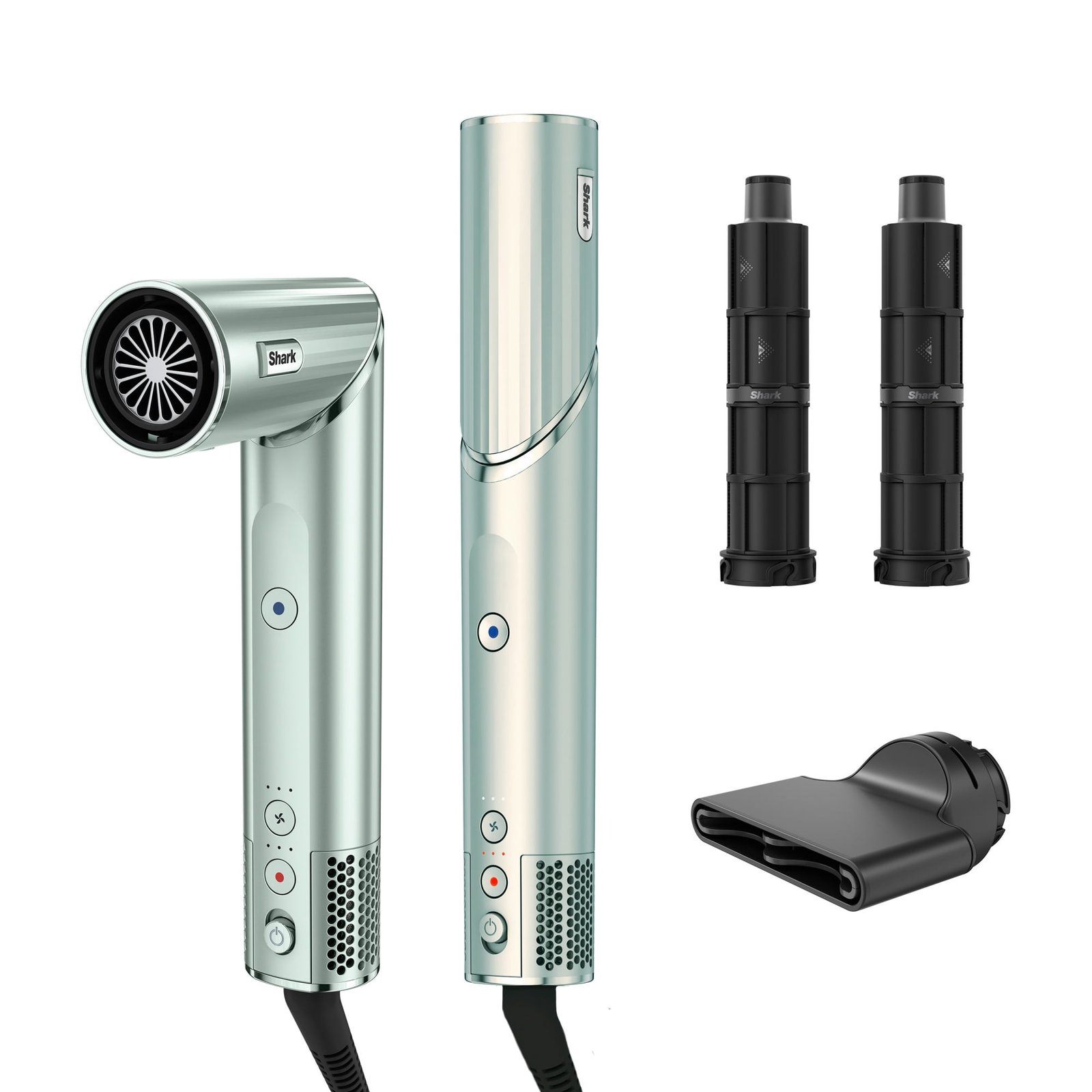 Shark FlexStyle Air Styling & Drying System, Hair Dryer & Multi-Styler, Auto-Wrap Curlers, HD416GN Spearmint