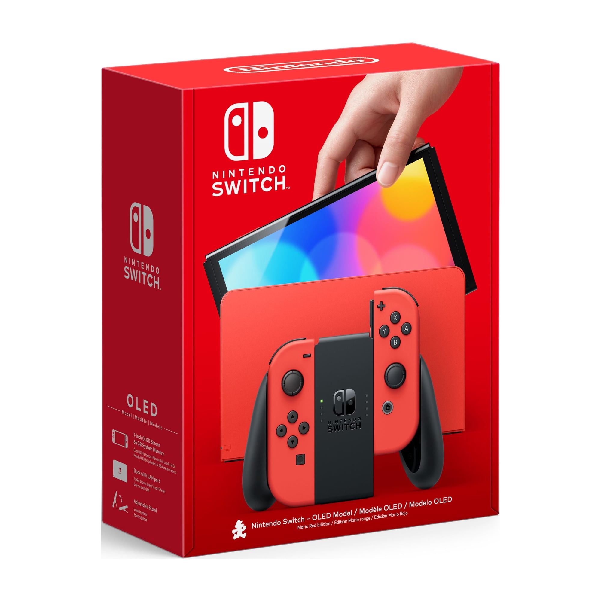 Nintendo Switch OLED Console with Mario Red Joy-Con (Japan Spec)