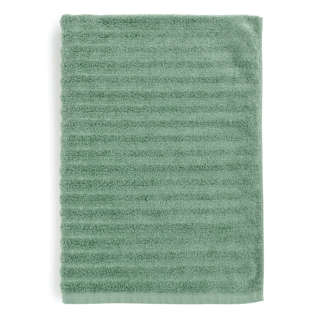 Mainstays Performance Bath Sheet, 30 in x 62 in, Textured Green Sage, Quick Dry, Fade Resistant