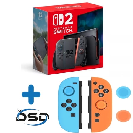2025 Newest Nintendo Switch™ 2 with DSD Joy-Con Cover for Handheld Controllers