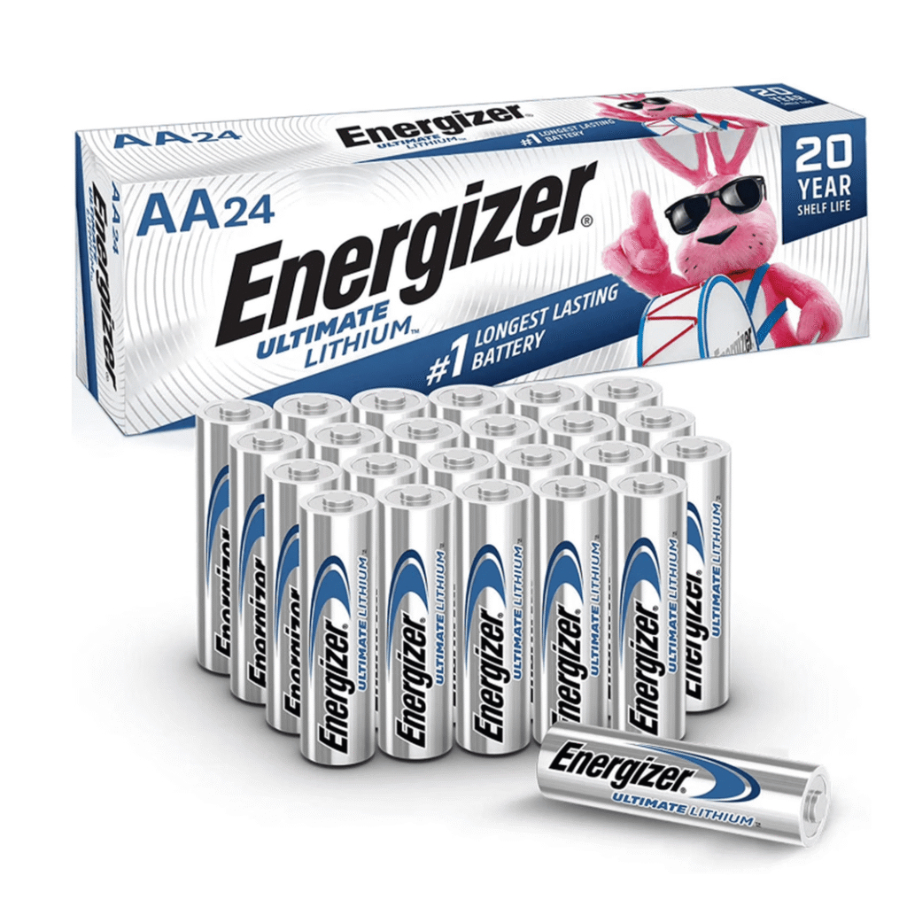 Energizer Ultimate Lithium AA Batteries (24 Pack), Double A Batteries