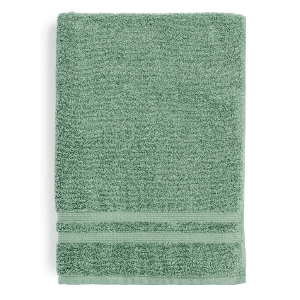 Mainstays Performance Bath Sheet, 30 in x 62 in, Quick Dry, Fade Resistant, Green Sage