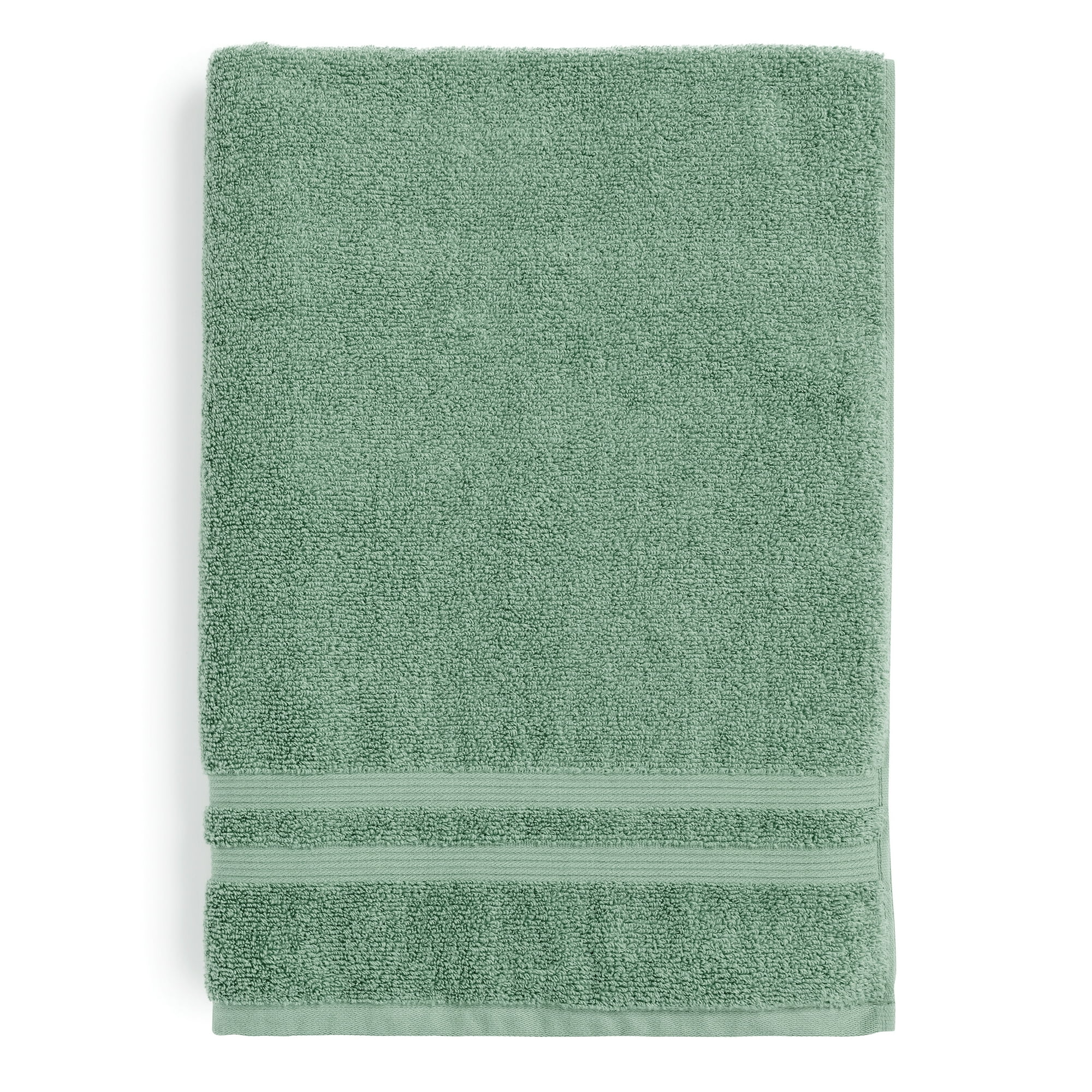 Mainstays Performance Bath Sheet, 30 in x 62 in, Quick Dry, Fade Resistant, Green Sage