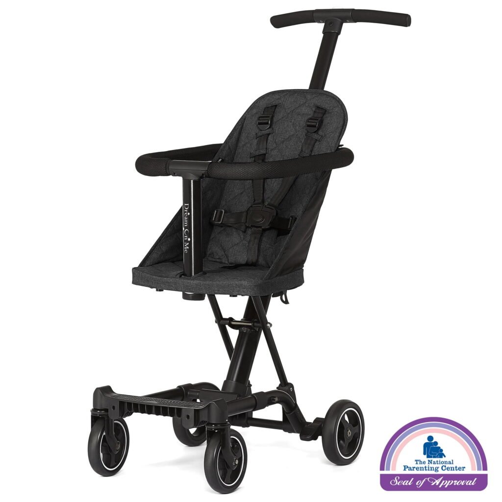Dream On Me Coast Rider 3-in-1 Lightweight Travel Stroller, Black