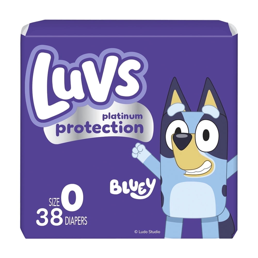 Luvs Platinum Protection Baby Diapers, Size N (