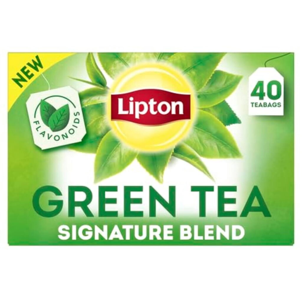 Lipton Tea Bags, Green Tea, 40 Green Tea Bags per Box (1 Pack)
