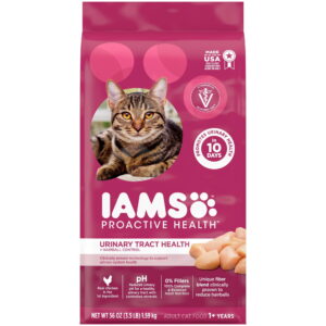Iams Proactive Health Adult Chicken Dry Cat Food for Urinary Tract Health, 3.5 lb Bag