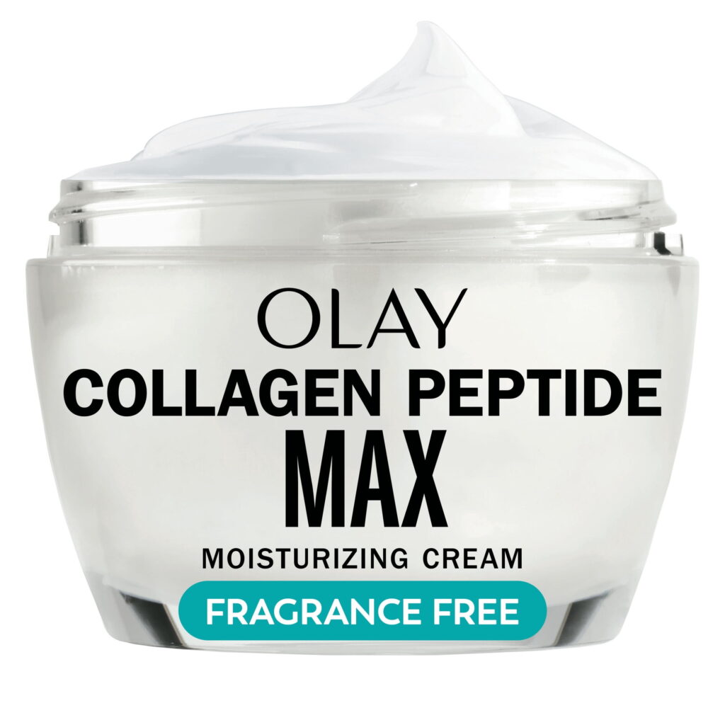 Olay Collagen Peptide Max Moisturizing Cream, Fragrance-Free, 1.7 fl oz