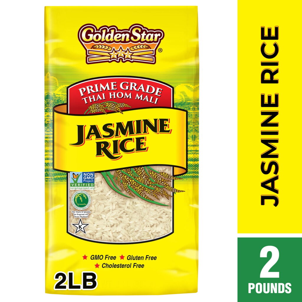 Golden Star Prime Grade Thai Hom Mali Jasmine Rice, 2 lb