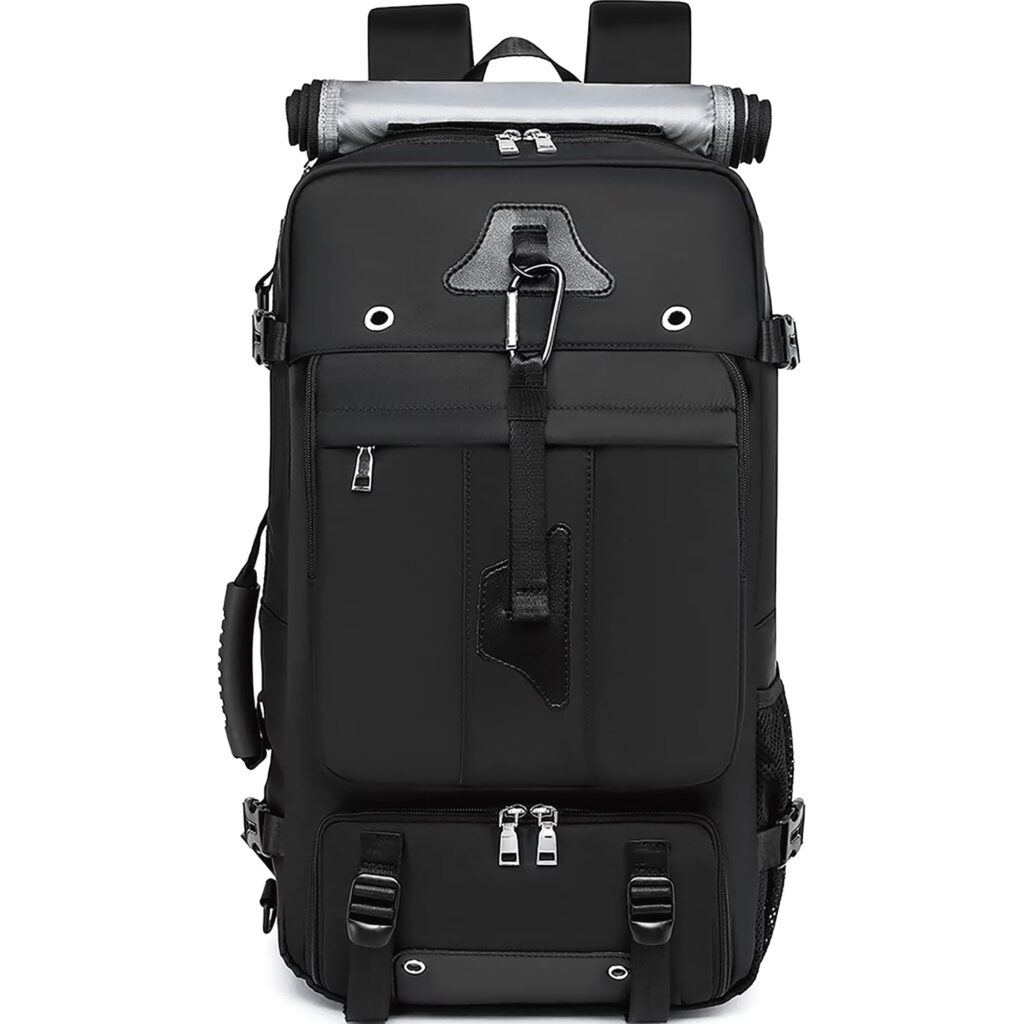 Travel Backpack 50L New Premium - Unisex Extra Large Laptop Backpack for Hiking, Climbing & Business Trips, Waterproof, Black