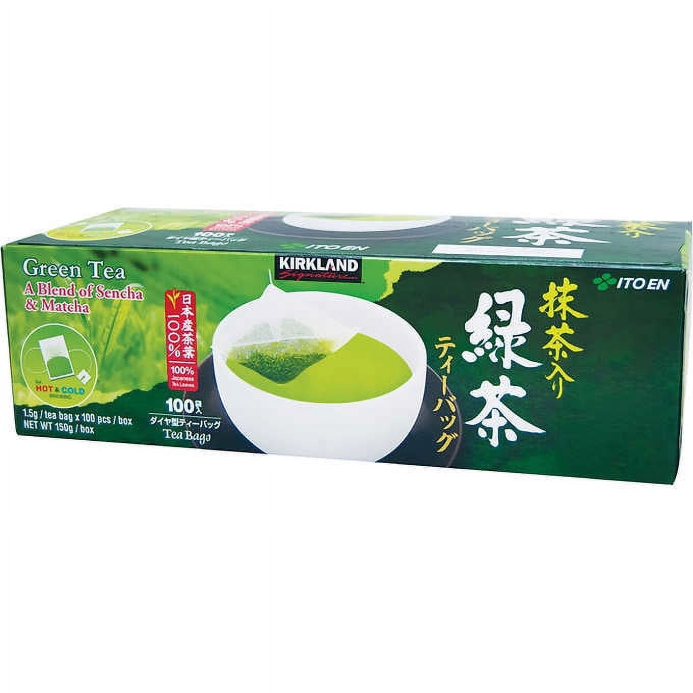 Kirkland Ito En Matcha Blend Japanese Green Tea-100 ct 1.5g tea bags