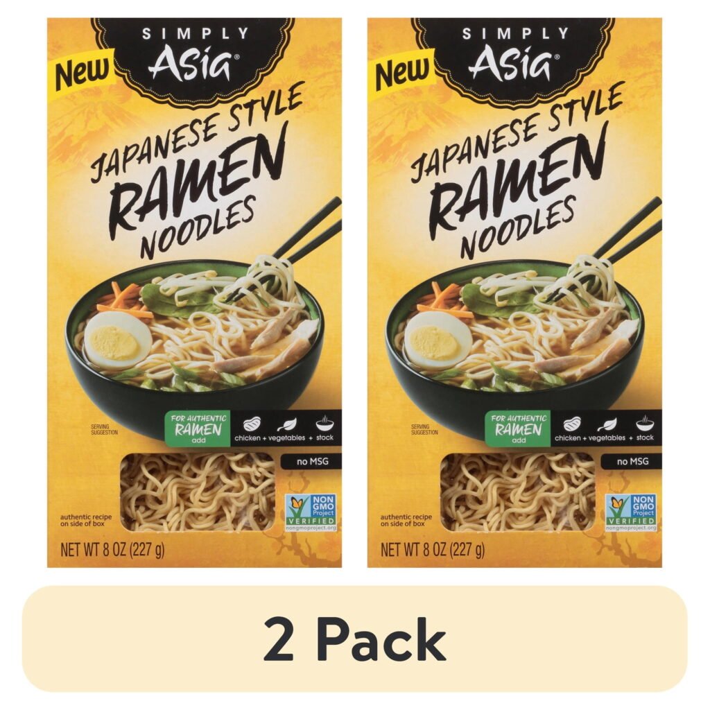 (2 pack) Simply Asia Japanese Style Ramen Noodles, 8.0 oz Box