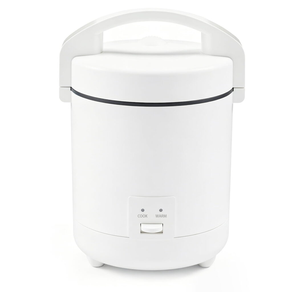 TINANA Mini Rice Cooker 4 Cups Cooked, Portable Small Rice Cooker with One-Touch Cooking & Keep Warm, Nonstick Pot for Dorm, Office, Travel