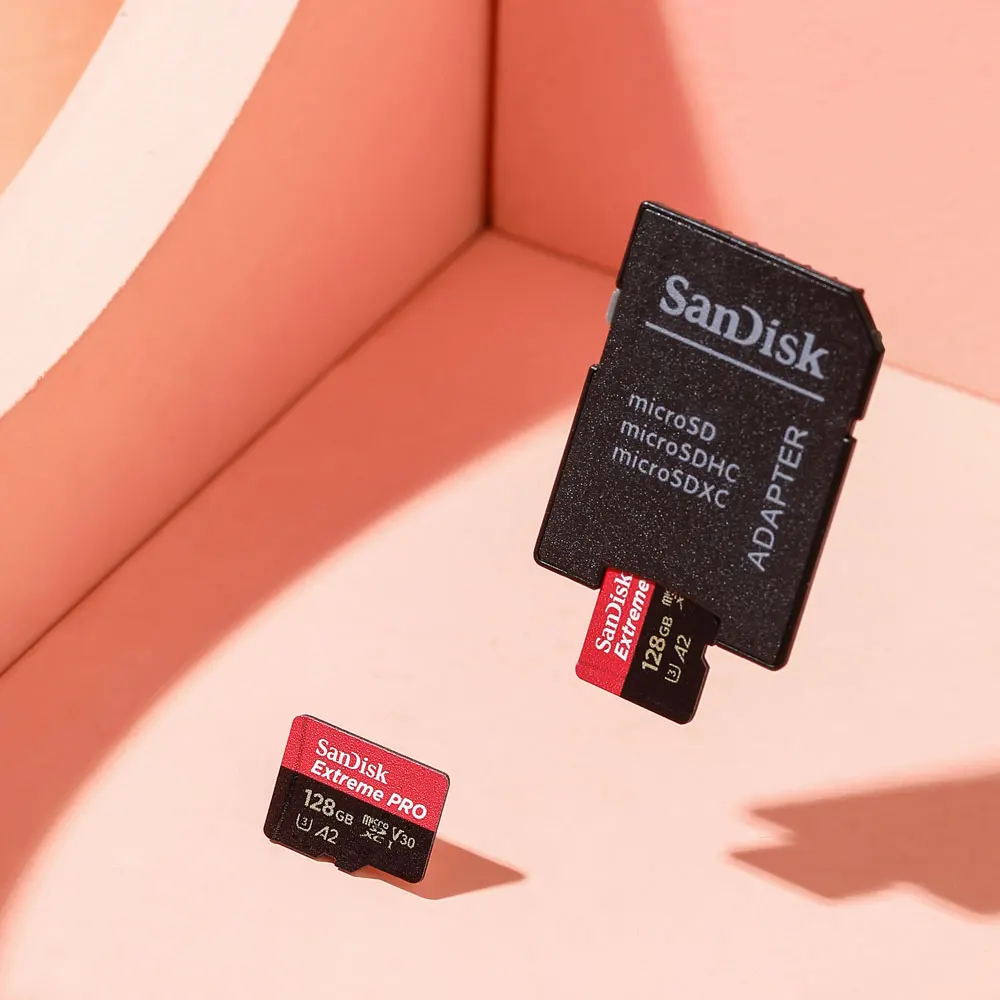 SanDisk Extreme PRO MicroSD Memory Card 64GB 128GB 256GB 512GB 1TB MAX ENDURANCE TF Card Full HD 4K for Action Cameras or Drones