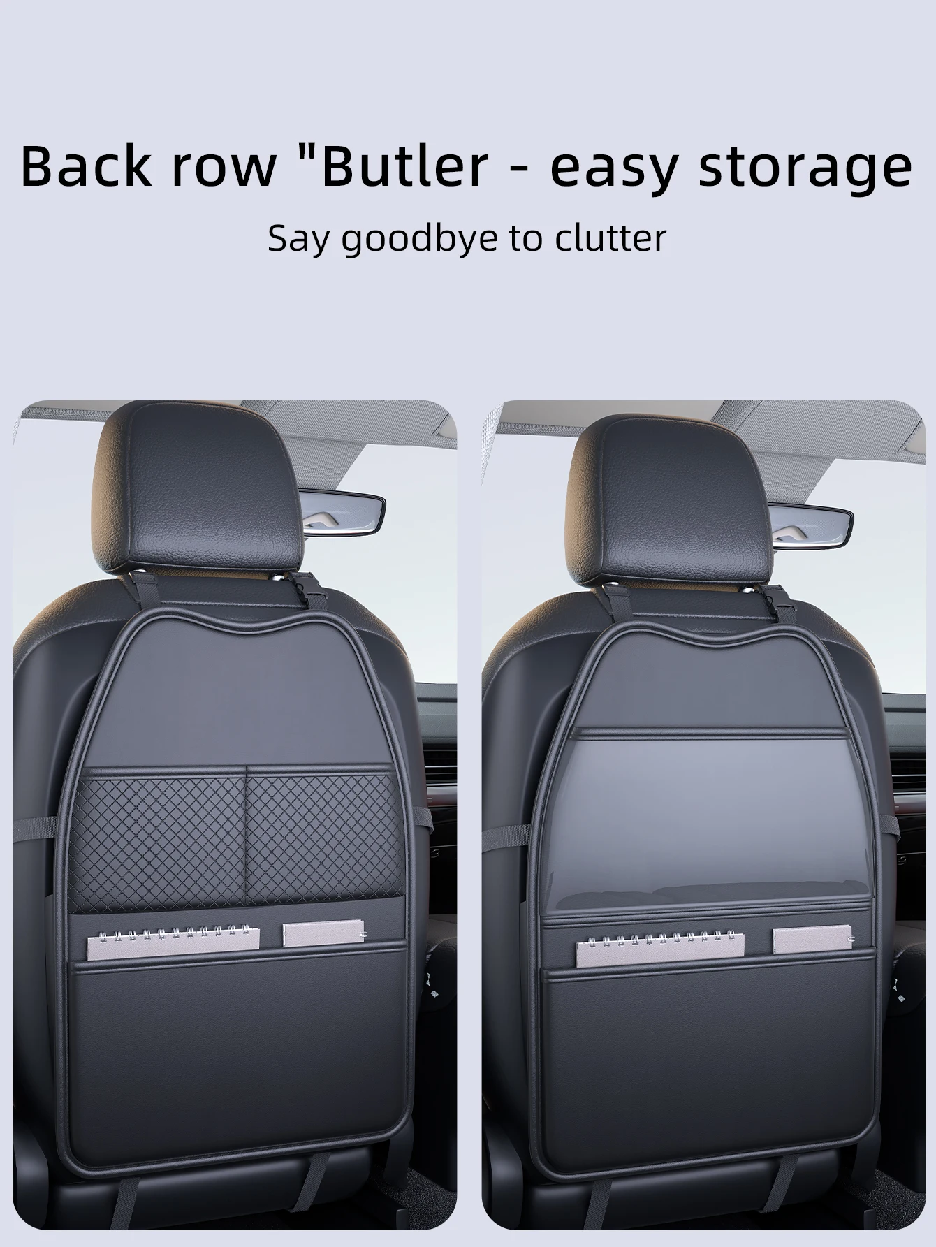 JFBONIN Practical Multifunctional Storage Bag for Car Back, Suitable for Both Regular and Sport Seats, High Quality