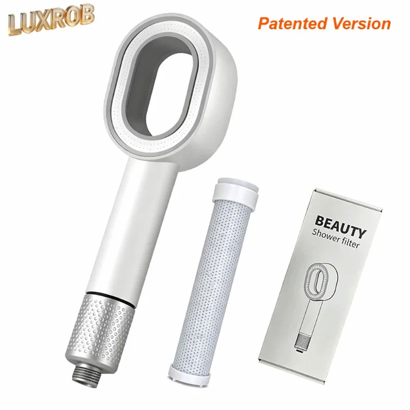 Filter Shower Head High Pressure Beauty Rain Showerhead Filtration Impurities Purification Filtered Water Bathroom Accessories