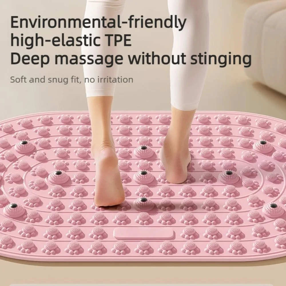 Foot Yoga Massage Acupressure Board Mat Anti Fatigue Walk Stone Acupoint Mat Particle Portable Massage Tool Foot Care Tools