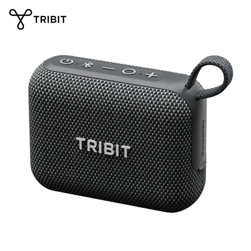 Tribit PocketGo Portable Bluetooth Speaker IP68 Waterproof BT6.0 Built-in Mic TWS APP EQ for Outdoor Pool Party Camping Travel