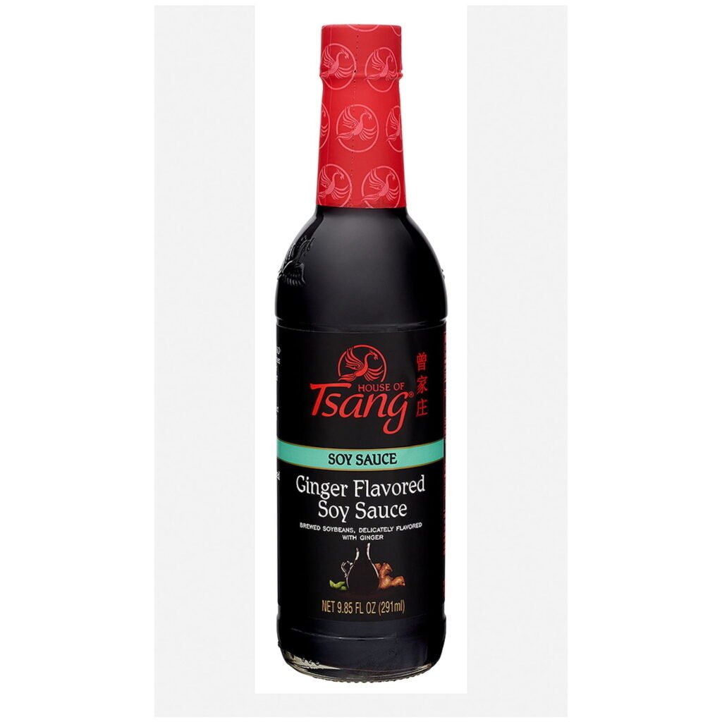 HOUSE OF TSANG Ginger Soy Sauce, Shelf-Stable, 9.85 oz Plastic Bottle