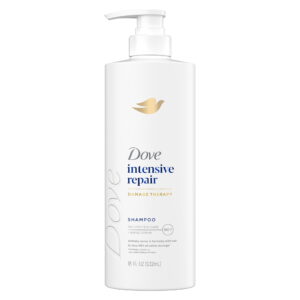 Dove Shampoo for Damaged Hair Intensive Repair with Bio-Protein Care Technology and Amino Serum, 18 Fl Oz