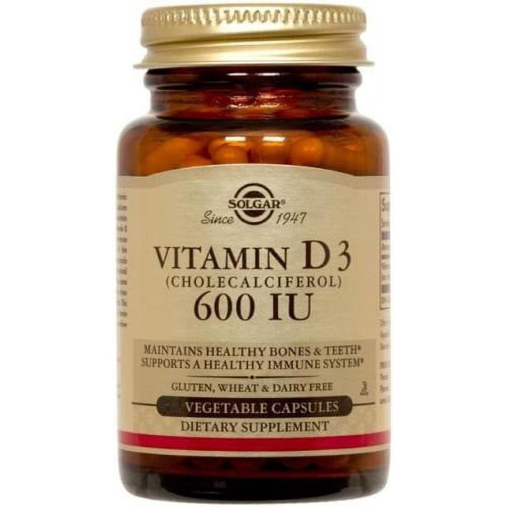 Solgar Vitamin D 3 600 IU - 120 Vegetable Capsules