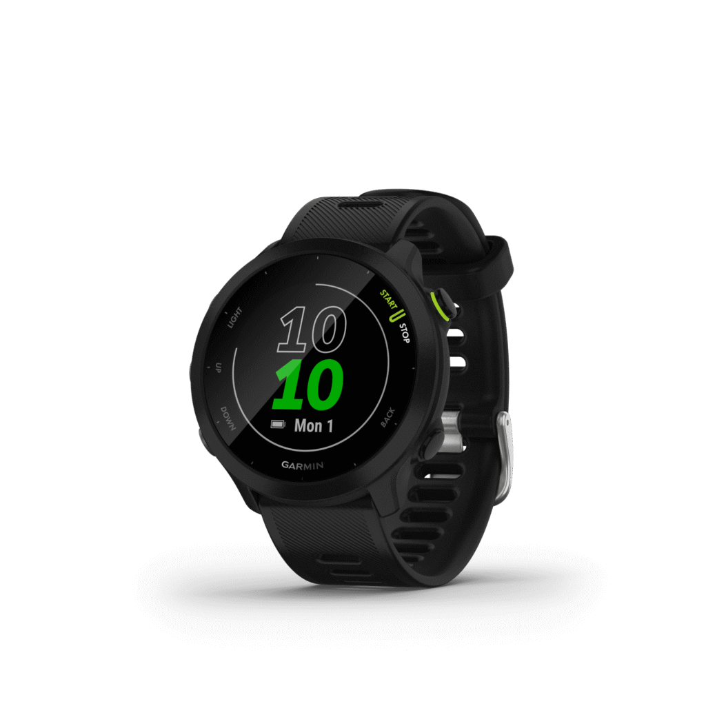 GARMIN Forerunner 55 GPS Smart Watch, 32MB, Black, 1