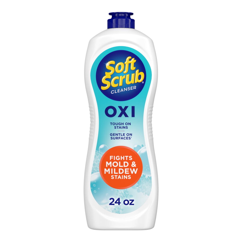 Soft Scrub Cleanser, Oxi, Multi-Surface Cleaner, Stain Fighting Oxi Power for Deep Cleaning, 24oz