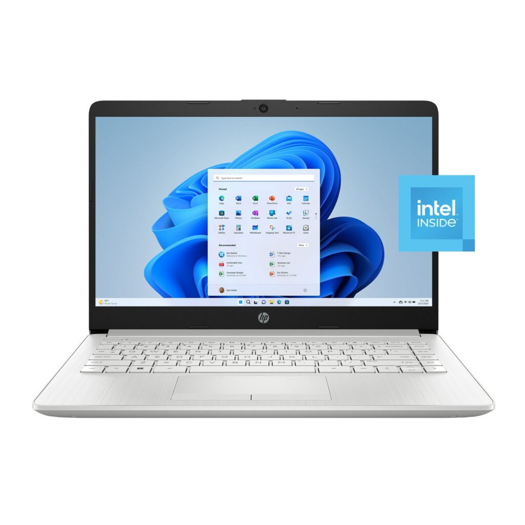 HP 14" HD Laptop, Intel Celeron N4120, 64GB eMMC, Windows 11 Home in S Mode, 14-cf2733wm
