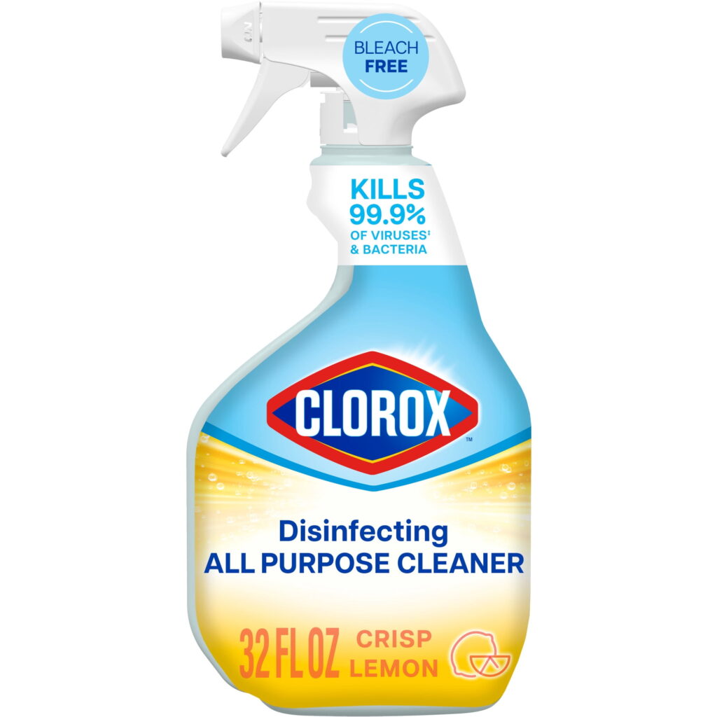 Clorox Disinfecting All Purpose Cleaner Spray, Crisp Lemon, 32 fl oz