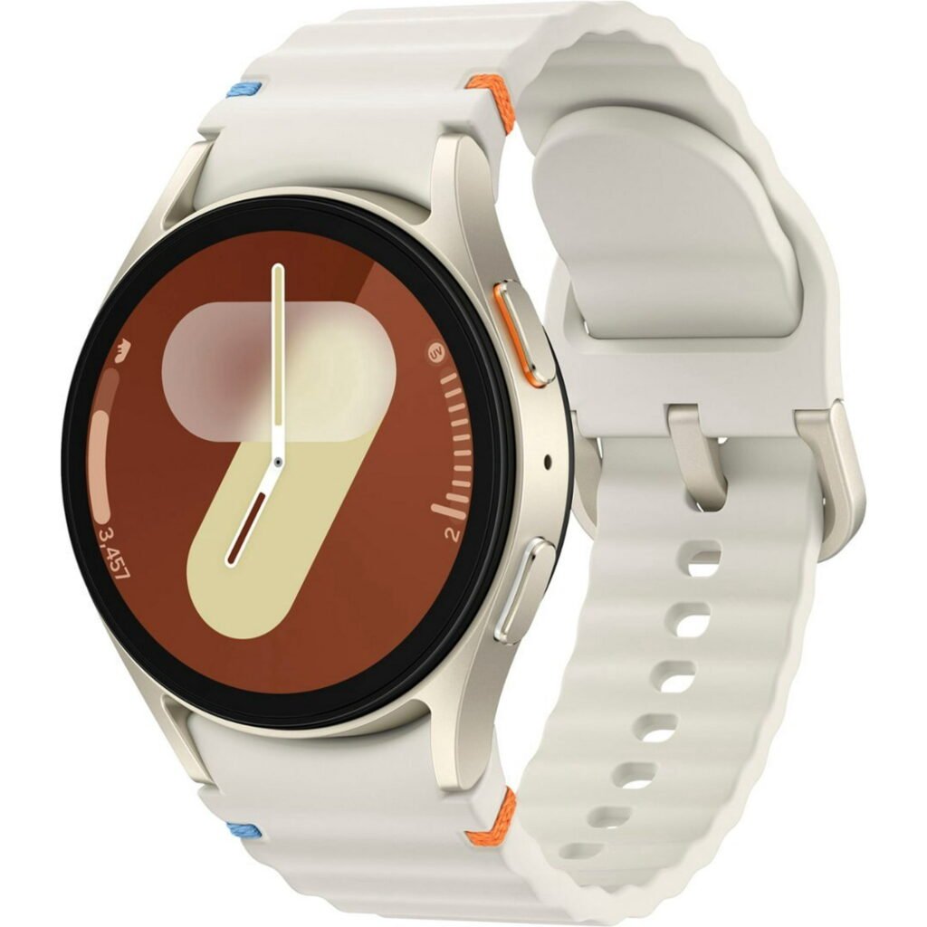 Samsung Galaxy Watch7 40mm Bluetooth and WiFi Aluminum Smart Watch, Cream