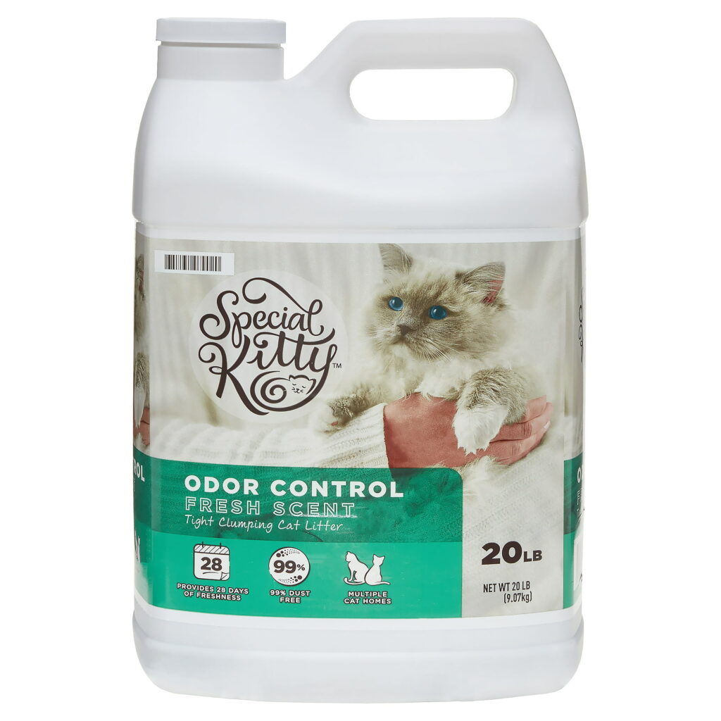 Special Kitty Tight Clumping Clay Cat Litter, Fresh Scent, 20 lb Jug, 1 Count