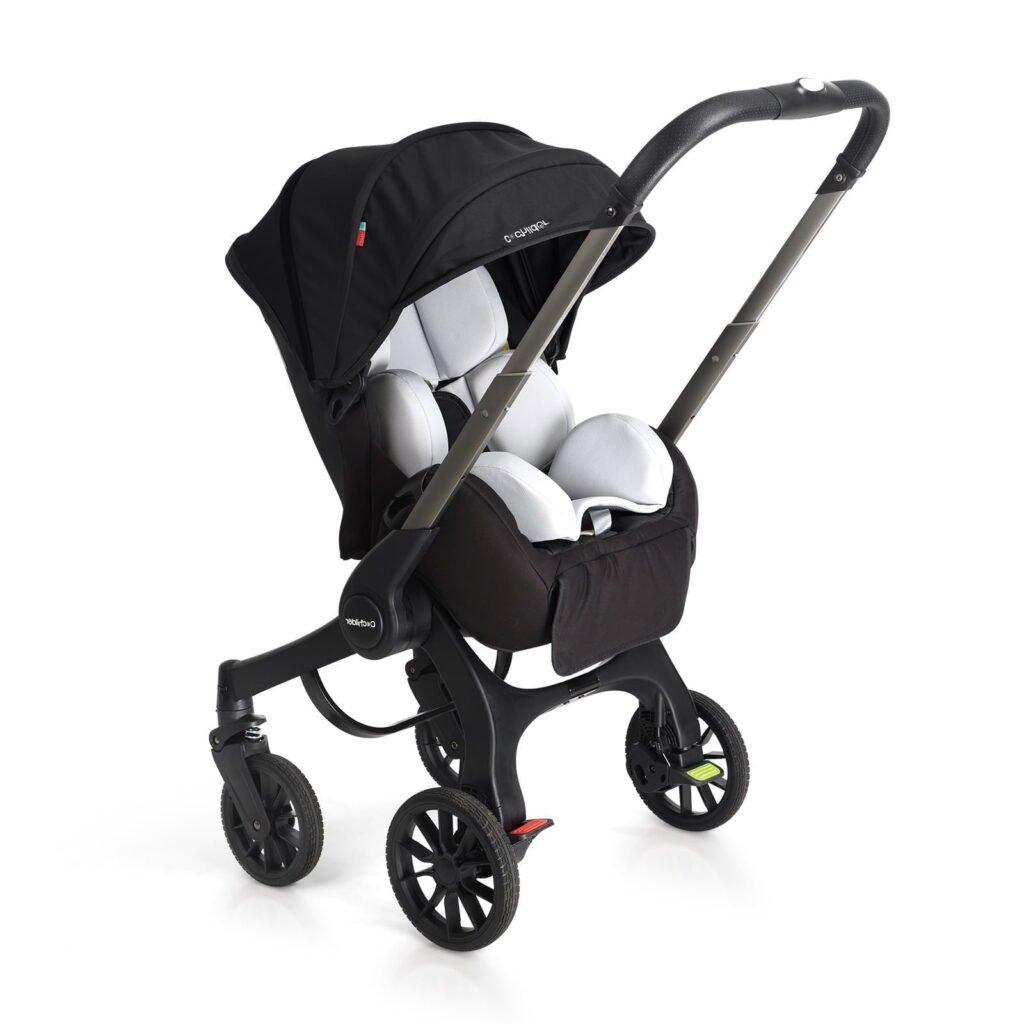 Cochildor Citi 2.0 Pro Baby Stroller, Rear-Facing with 3 Modes, Adjustable Handle, Extendable Seat Panel Standard Stroller, Black