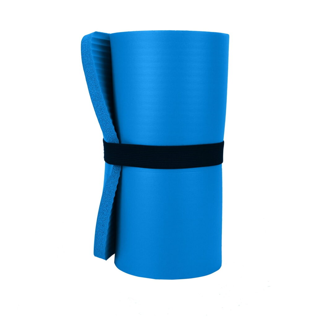 Thick Yoga Mat Non Flexible Workout Mat with Carry Strap Lightweight Portable Fitness Exercise Mat for Pilates Gym Home Training Shock Absorbent