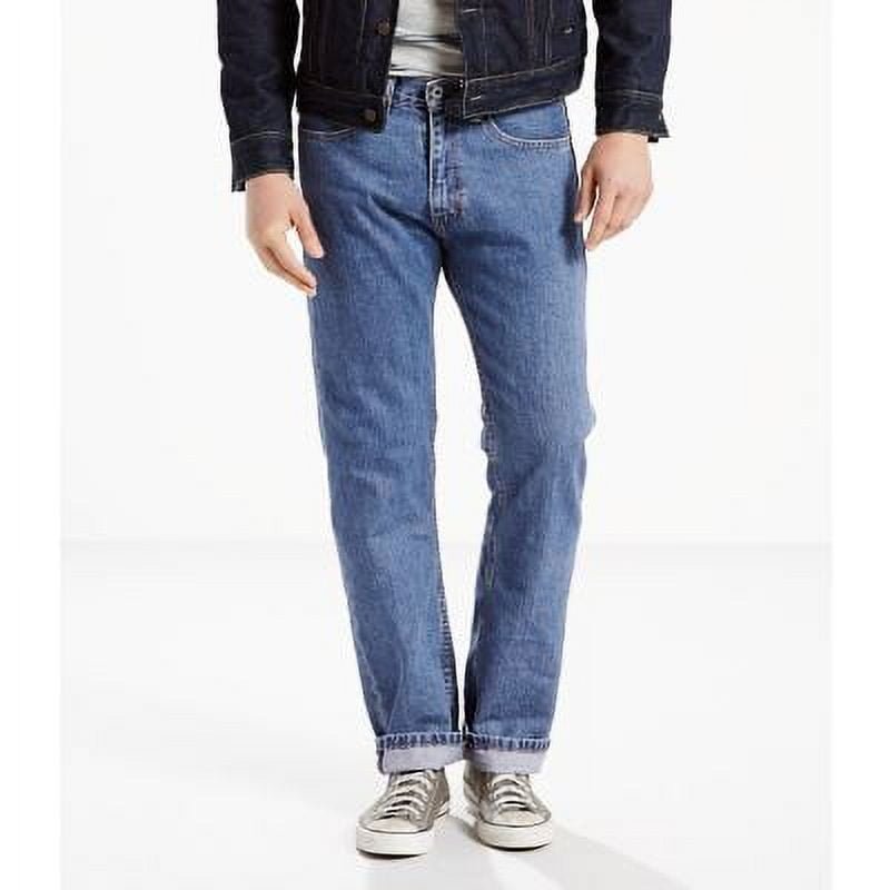 Levi's Men's 505 Regular Fit Straight Leg Jeans, Blue, 33x34