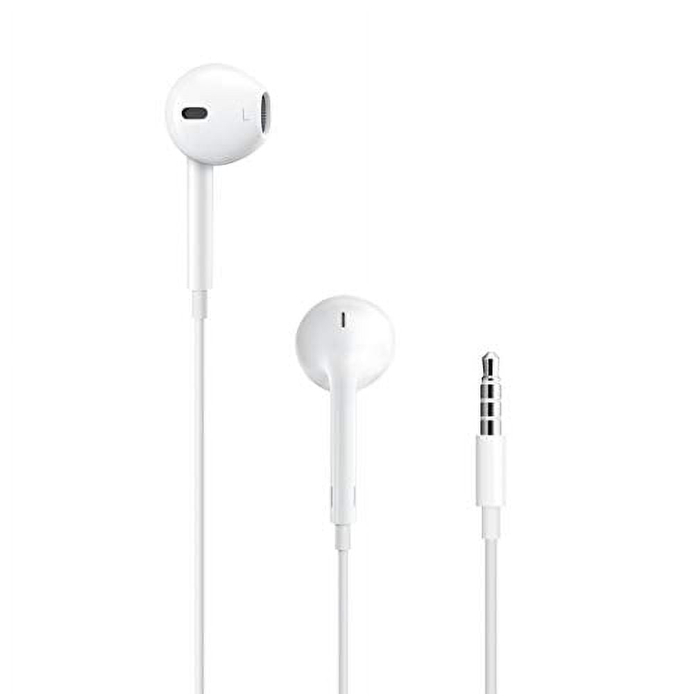 Apple EarPods In-Ear Earbuds with 3.5mm Headphone Plug, White