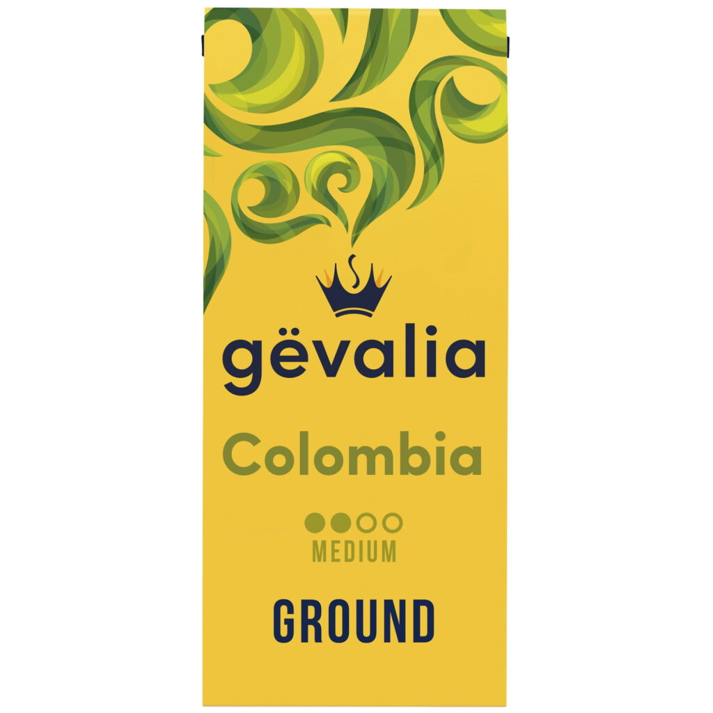 Gevalia Medium Roast Columbia Arabica Ground Coffee, 12 oz. Bag