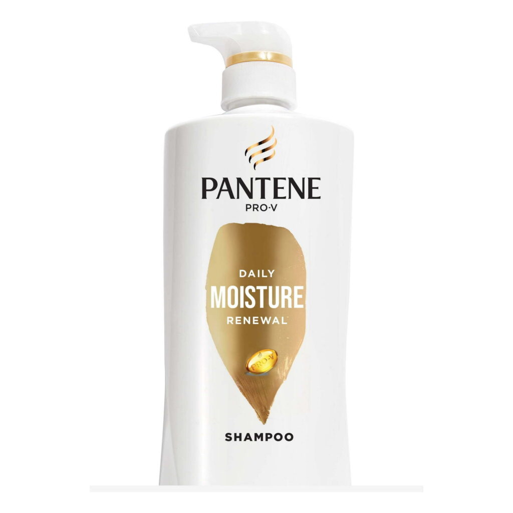 Pantene Pro-V Shampoo, Daily Moisture Renewal, for All Hair Types, 17.9 fl oz