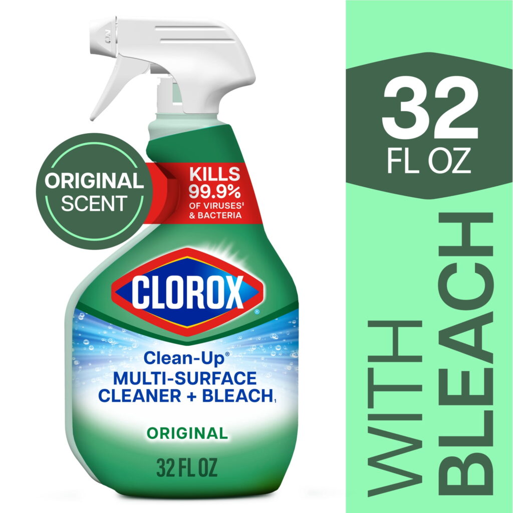 Clorox Clean-Up Multi-Surface All Purpose Cleaner with Bleach, Original, 32 fl oz