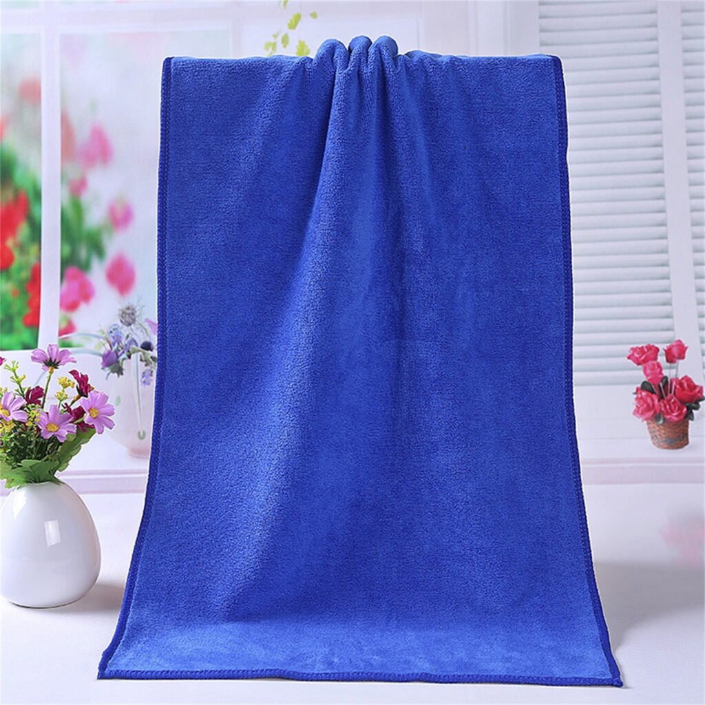 75*35CM Basic Bath Towel, Soft 100% Cotton and Highly Absorbent Bath Towel