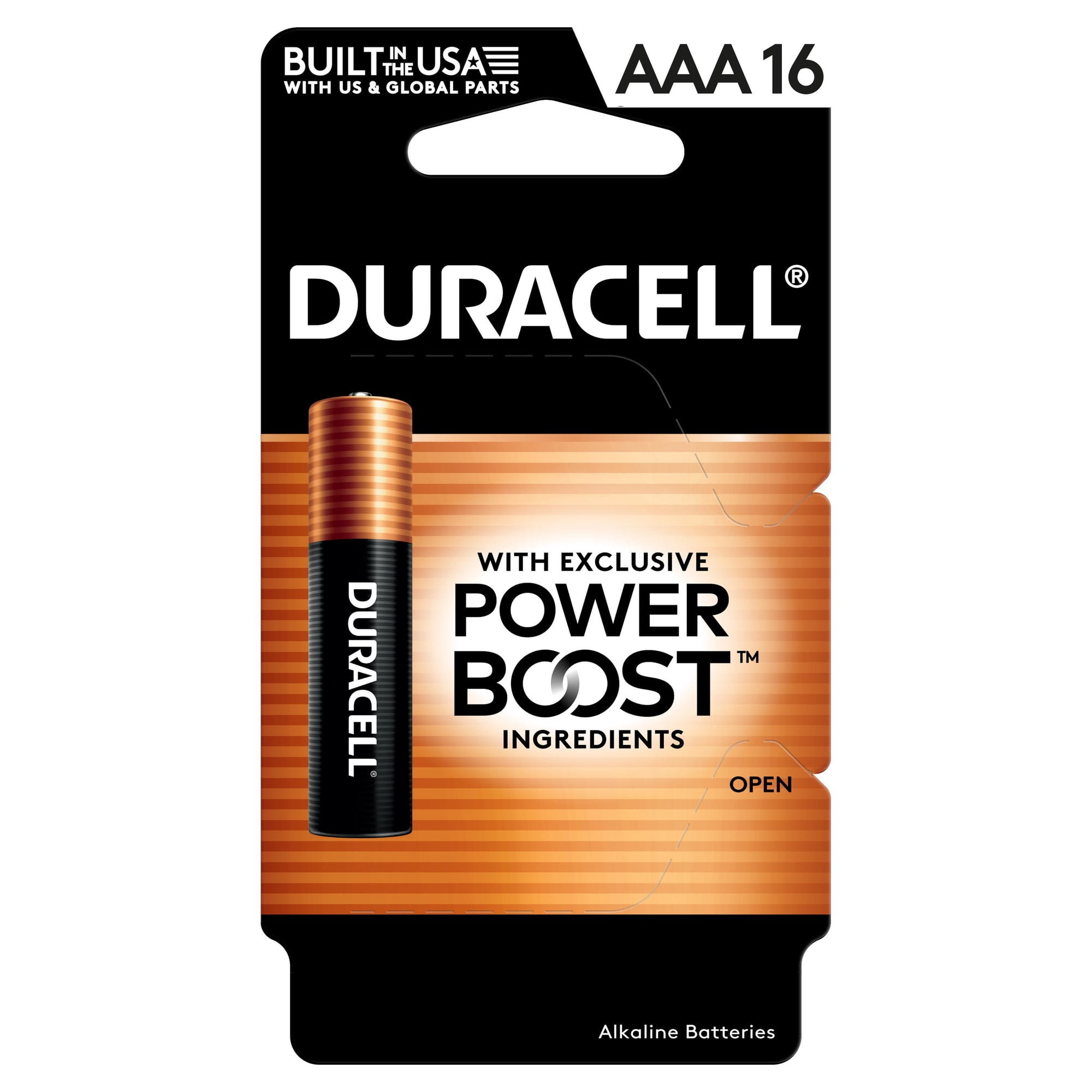 Duracell Coppertop AAA Alkaline Batteries 16/Pack