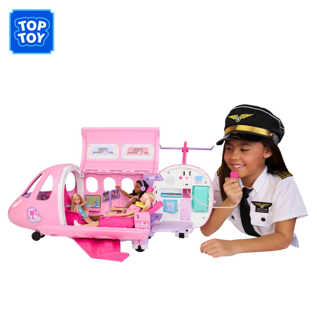 Barbie Dream Land Dream Plane with Working Microphone Feature and 14 Accessories