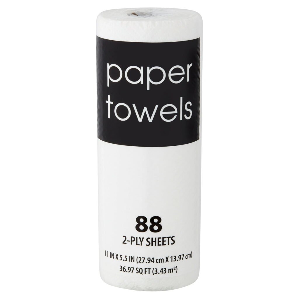 Black and White, 2-Ply Paper Towels, 88 Sheets, 3Packs