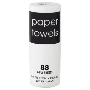 Black and White, 2-Ply Paper Towels, 88 Sheets, 3Packs