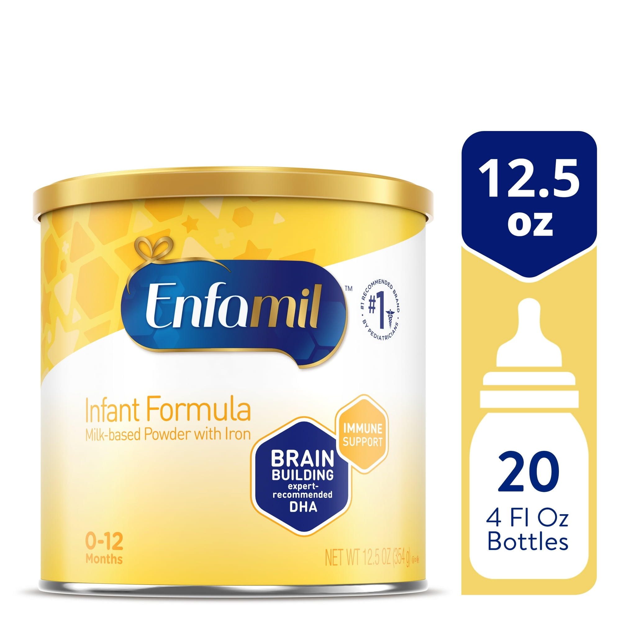 Enfamil Infant Powder Baby Formula with Iron 12.5 oz Can