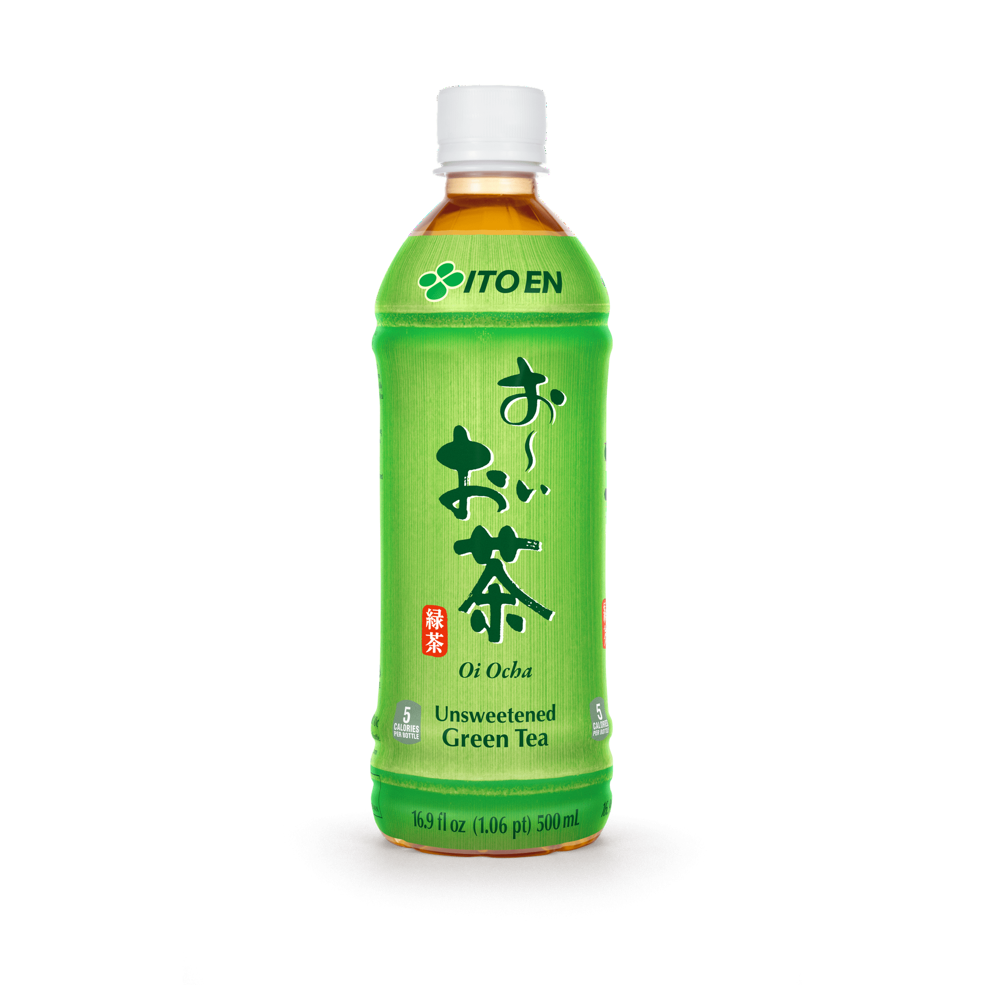 ITO EN Oi Ocha Green Tea, Unsweetened Bottled Tea, 16.9 fl oz, 1 Count