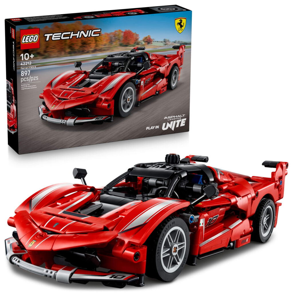 LEGO Technic Ferrari FXX K Toy Car - Building Toy for Boys & Girls, Ages 10+ - Birthday Gift - Race Car Model for Play & Display - 42212